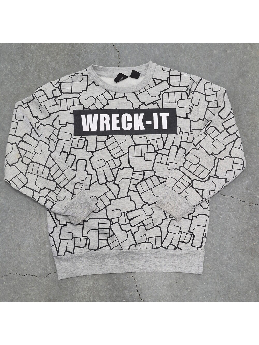 Disney Wreck It Ralph Crewneck Kids Sweater